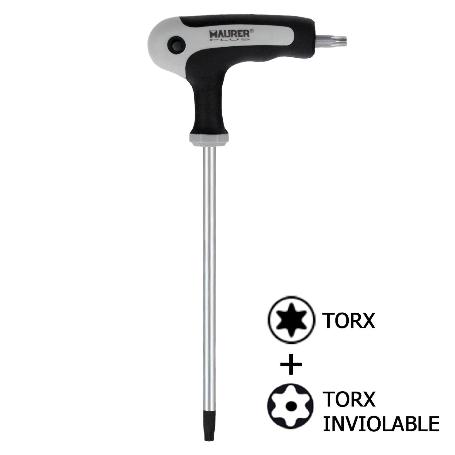 LLAVE TORX MAURER CON MANGO T T15 INVIOLABLE