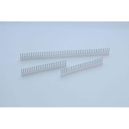 JOKARI-J60150-10 TIRAS DE 50 MANGUITOS BLANCOS DE 0,5 MM&#XB2; X 8 MM PARA QUADRO PLUS