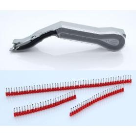 JOKARI-J60125-10 TIRAS DE 40 MANGUITOS AZULES DE 2,5 MM2 X 8 MM PARA QUADRO PLUS