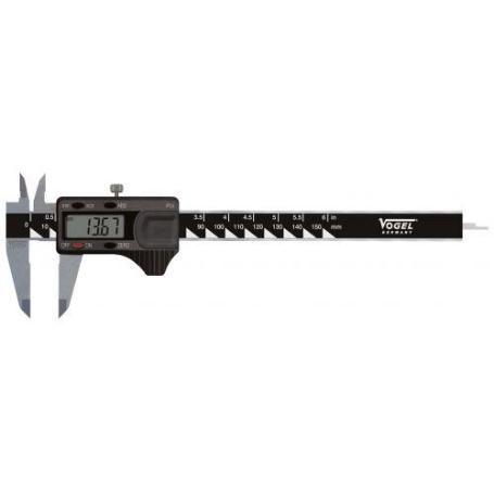 VOGEL-202160.2-CALIBRE PIE DE REY DIGITAL IP54 DIN 862, CAPACIDAD 150 MM, BOCA 40 MM