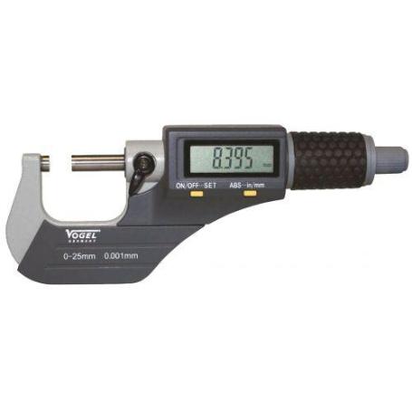 VOGEL-231061-MICRÓMETRO ELECTRÓNICO DIGITAL DIN 863, IP40, CAPACIDAD 0:25 MM