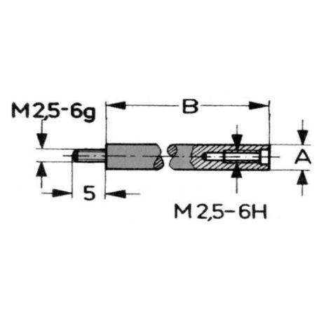 VOGEL-24095010-ALARGOS PARA COMPARADORES ANAL&#XF3;GICOS Y DIGITALES LARGO 10 MM