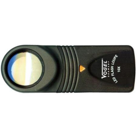 VOGEL-600166-LUPA DE MANO CON LED, DIÁMETRO DE LENTE 20 MM, AUMENTO 10X