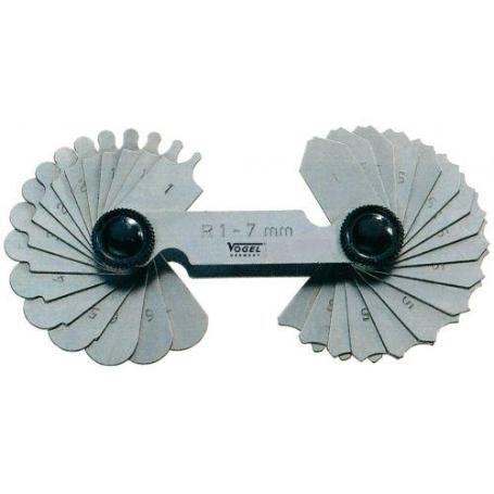 VOGEL-472107-JUEGO GALGAS PARA RADIOS TEMPLADO, 15 LÁMINAS