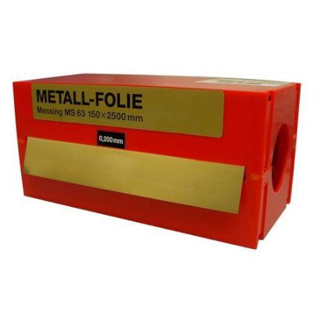 VOGEL-462250-ROLLO FLEJE CALIBRADO 2,5 M X 150 MM LATÓN (ESPESOR 0,25 MM)