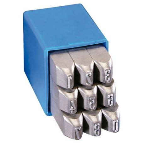 GRAVUREM-120.SKL2-JUEGO NUMERACIÓN SPECIAL 9 PIEZAS (0-9) - TRABAJOS EXIGENTES (2 MM)
