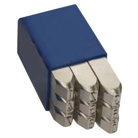 GRAVUREM-11004000-JUEGO NUMERACIÓN N  1 EXTRA-EXTRA 9 PIEZAS (0-9) - ESPECIAL PARA ACERO INOX (4 MM)