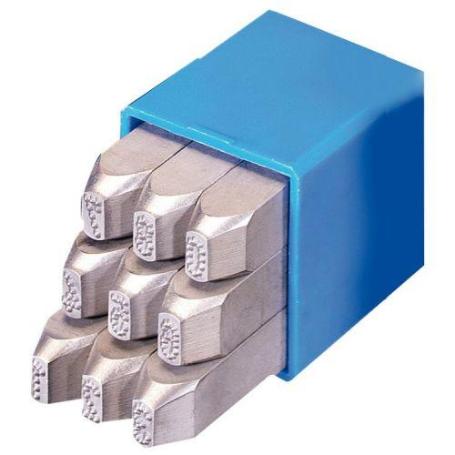 GRAVUREM-14304000-JUEGO NUMERACIÓN RP 9 PIEZAS (0-9) - BAJA DEFORMACIÓN (4 MM)
