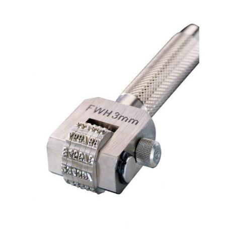 GRAVUREM-180.3-NUMERACI&#XF3;N COMPACT MARKER DE 6 RUEDAS DEL 0 AL 9 (3 MM)