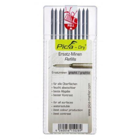 PICA-4030/SB-ESTUCHE CON 10 MINAS DRY (GRAFITO) EN BLISTER