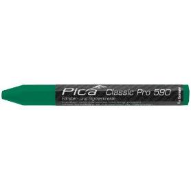 PICA-590/36-MARCADOR INDUSTRIAL CRAYON CLASSIC PRO VERDE (CAJA 12)