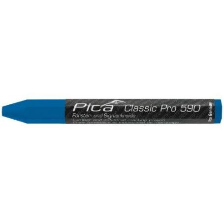 PICA-590/41-MARCADOR INDUSTRIAL CRAYON CLASSIC PRO AZUL (CAJA 12)