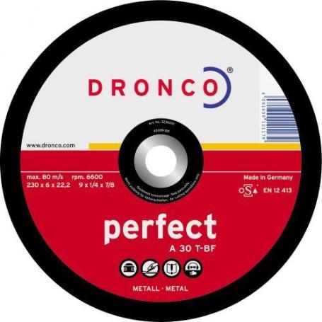 DRONCO-A30T-150-DISCO DE DESBASTE A 30 T PERFECT-METAL 150 X 6 MM (CAJA 10)