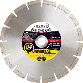 DRONCO-U4PROTECT-115-DISCO DE DIAMANTE SUPERIOR U4 PROTECT UNIVERSAL OBRA &#XD8; 115 MM