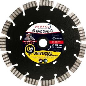 DRONCO-U5SPEED-125-DISCO DE DIAMANTE EVOLUTION U5 SPEED UNIVERSAL OBRA &#XD8; 125 MM