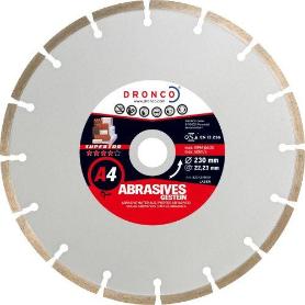 DRONCO-A4-115-DISCO DE DIAMANTE SUPERIOR A4 MATERIALES ABRASIVOS (ANTES LT76) &#XD8; 115 MM