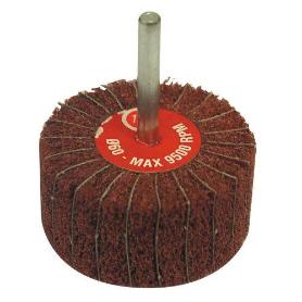 CALFLEX-RVM8050/6.180-RUEDAS MIXTAS CON VÁSTAGO RVM (DIAMETRO  EXT. 80 MM ESPESOR 50 MM VÁSTAGO 6 MM GRANO 180)