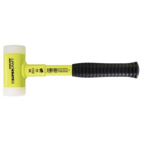 HALDER-3377.140-MAZA ANTI REBOTE MET&#XE1;LICO AMARILLO SUPERCRAFT &#XD8; 40 MM