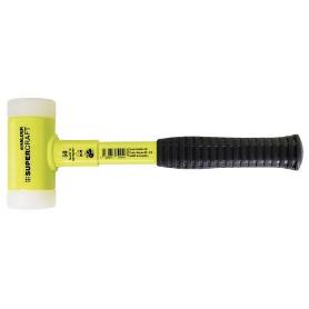 HALDER-3377.160-MAZA ANTI REBOTE METÁLICO AMARILLO SUPERCRAFT DIAMETRO  60 MM