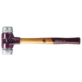 HALDER-3009.050-MAZA DE METAL BLANDO SIMPLEX DIAMETRO  50 MM