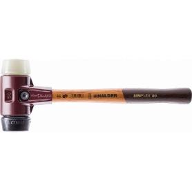 HALDER-3028.040-MAZA DE GOMA + NYLON SIMPLEX DIAMETRO  40 MM