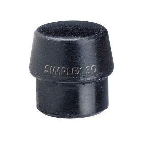 HALDER-3202.080-BOCA DE RECAMBIO GOMA NEGRA SIMPLEX DIAMETRO  80 MM