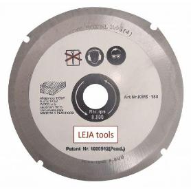 LEJA TOOLS-KWS180PRO-DISCO TRONZADOR FRESADOR PARA AMOLADORAS ANGULARES (DIAMETRO  180 MM)