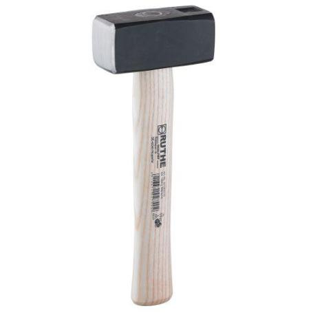 RUTHE-3015030119-MACETA DE ALBAÑIL CUADRADA DIN 6475 CON MANGO DE MADERA DE FRESNO (1500 G)