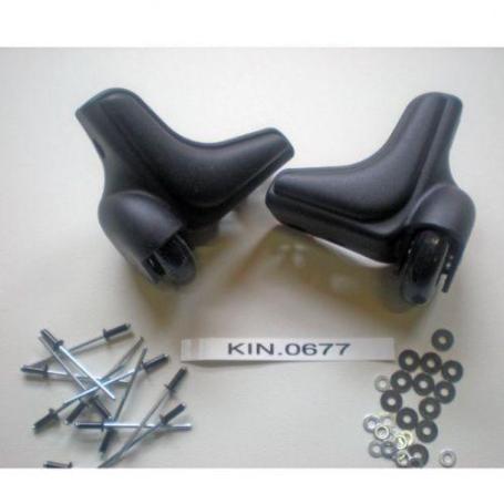 GT LINE-KIN.0677-JUEGO DE 2 RUEDAS PARA MALETA REVO WHEELS (VERSIÓN ANTIGUA)