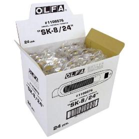 OLFA-SK-8/24-CUTTER DE SEGURIDAD CON CUCHILLA TRAPEZOIDAL DE 18 MM EN BOLSA DE PL&#XE1;STICO (CAJA 24)