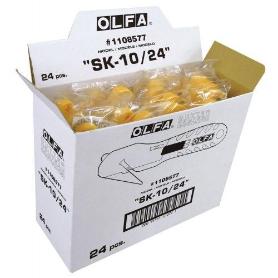 OLFA-SK-10/24-CUTTER DE SEGURIDAD CON CUCHILLA OCULTA RECTANGULAR DE 17,8 MM EN BOLSA DE PLÁSTICO (CAJA 24)