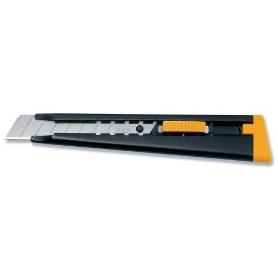 OLFA-ML-C&#XFA;TER CON BLOQUEO AUTOMÁTICO Y MANGO METÁLICO Y CUCHILLA DE 18 MM