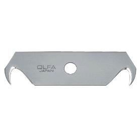 OLFA-HOB-2-PACK DE 5 CUCHILLAS-GANCHO 64X17,5X0,4 MM PLATEADAS