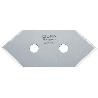 OLFA-MCB-1-PACK DE 5 CUCHILLAS CORTE 45&#XBA; 49X20X0,3 MM PLATEADAS