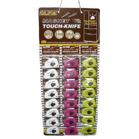 OLFA-TK-3M/24-DISPLAY DE 24 MINI C&#XFA;TERS MAGNÉTICOS