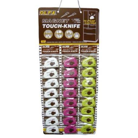 OLFA-TK-3M/24-DISPLAY DE 24 MINI C&#XFA;TERS MAGNÉTICOS