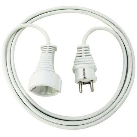 BRENNENSTUHL-1168430-ALARGADOR EL&#XE9;CTRICO IP20 H05VV-F3G1,5 DE 3 M (BLANCO)