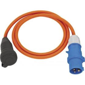 BRENNENSTUHL-1132920025-ALARGADOR/ADAPTADOR IP44 H07RN-F 3G 2,5 230V/16A CON CLAVIJAS Y CONECTORES (1,5 M)