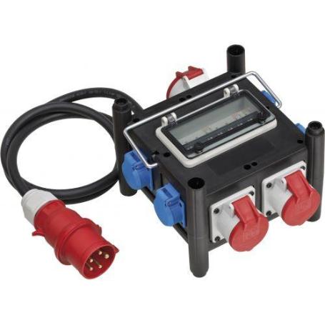 BRENNENSTUHL-1153690200-DISTRIBUIDOR DE ENERGÍA COMPACTO DE GOMA IP44 BSV 3 (2 M)