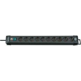 BRENNENSTUHL-1951100100-BASE M&#XFA;LTIPLE PREMIUM-LINE NEGRA CON VARIAS POSIBILIDAD DE INSTALACIÓN Y FIJACIÓN (10 