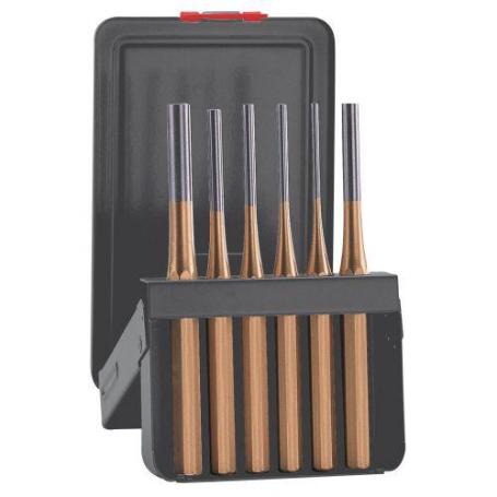 ATM-425160D-JUEGO DE 6 BOTADORES CILÍNDRICOS DE 150 MM SERIE DORADA