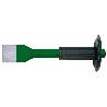 ATM-386070V-CINCEL PARA RANURAS CON EMPUÑADURA DE SEGURIDAD SERIE VERDE (LARGO 250 MM CABEZA 71 MM)