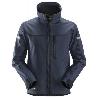 SNICKERS WORKWEAR-12009504004-1200 CHAQUETA SOFTSHELL ALLROUNDWORK AZUL MARINO-NEGRO TALLA S