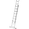 HAILO-7209-007-ESCALERA ALUMINIO 2 TRAMOS CORREDERA PROFISTEP DUO (2X9 PELDAÑOS)