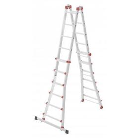 HAILO-7524-131-ESCALERA ALUMINIO TELESCÓPICA MULTIPOSICIÓN PROFISTEP MULTI CON ESTABILIZADOR (6+6 PELDAÑOS)
