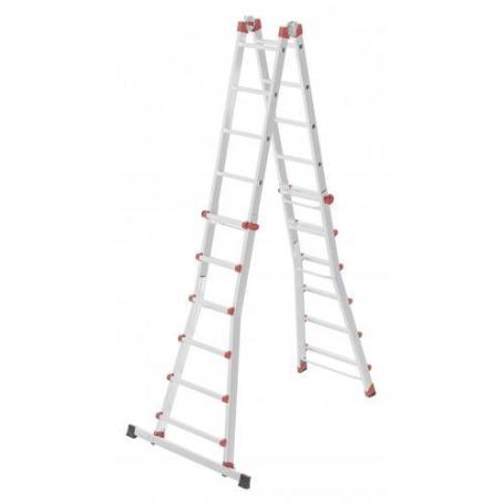 HAILO-7524-131-ESCALERA ALUMINIO TELESCÓPICA MULTIPOSICIÓN PROFISTEP MULTI CON ESTABILIZADOR (4X6 PELDAÑOS)