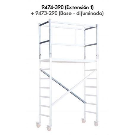 HAILO-9474-390-EXTENSIÓN 1 DE ANDAMIO EXPERT PRO (3,9 M)