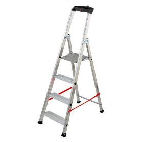 HAILO-8844-011-ESCALERA DE TIJERA PROFESIONAL ALU PRO (4 PELDA&#XF1;OS)