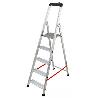 HAILO-8845-011-ESCALERA DE TIJERA PROFESIONAL ALU PRO (5 PELDAÑOS)