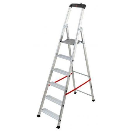 HAILO-8846-011-ESCALERA DE TIJERA PROFESIONAL ALU PRO (6 PELDA&#XF1;OS)